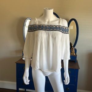 A. Byer Off the Shoulder Flowy Top